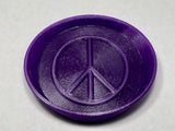 Soap Dish- 3" Peace Sign