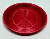 Soap Dish- 3" Peace Sign
