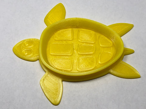 Cheers.US Turtle Shape Silicone Soap Dish , Bar Soap Holder for